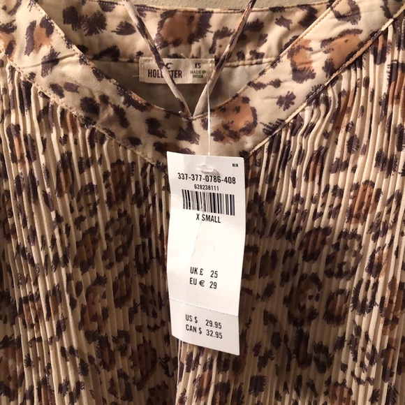 Ruffled Cheetah Print Tank Top - Picture 2 of 3